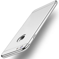 Apple iPhone 6 Plus用ケース 高級感 手触り良い メタル兼プラスチック バンパー M01 アップル シルバー