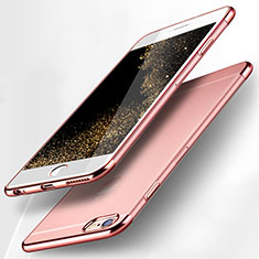 Apple iPhone 6 Plus用極薄ソフトケース シリコンケース 耐衝撃 全面保護 クリア透明 H09 アップル ピンク