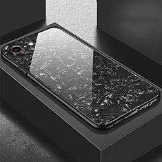 Apple iPhone 6 Plus用ハイブリットバンパーケース プラスチック 鏡面 カバー P01 アップル ブラック
