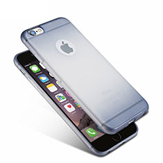 Apple iPhone 6 Plus用極薄ソフトケース グラデーション 勾配色 クリア透明 G01 アップル ネイビー