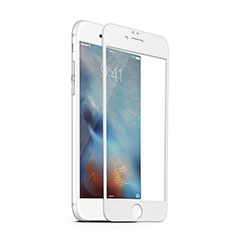 Apple iPhone 6 Plus用強化ガラス フル液晶保護フィルム アップル ホワイト