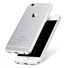Apple iPhone 6S用極薄ソフトケース シリコンケース 耐衝撃 全面保護 クリア透明 H10 アップル クリア