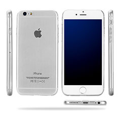 Apple iPhone 6S用極薄ソフトケース シリコンケース 耐衝撃 全面保護 クリア透明 T09 アップル クリア