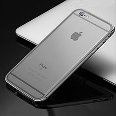 Apple iPhone 6S用ケース 高級感 手触り良い アルミメタル 製の金属製 バンパー カバー アップル グレー