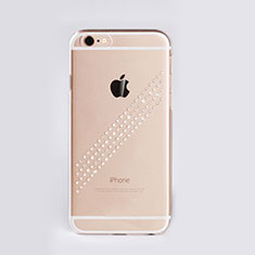 Apple iPhone 6S用ケース ダイヤモンドスワロフスキー アップル ホワイト