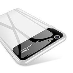 Apple iPhone 6S Plus用ハイブリットバンパーケース プラスチック 鏡面 カバー アップル ホワイト