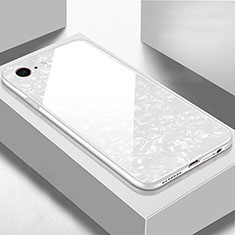 Apple iPhone 6S Plus用ハイブリットバンパーケース プラスチック 鏡面 カバー P01 アップル ホワイト
