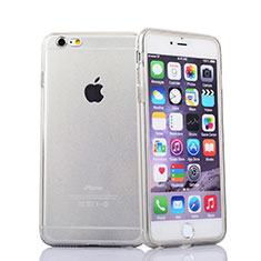 Apple iPhone 6S Plus用ソフトケース フルカバー クリア透明 アップル ホワイト