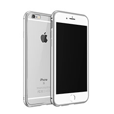 Apple iPhone 6S Plus用ケース 高級感 手触り良い アルミメタル 製の金属製 バンパー アップル シルバー