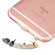 Apple iPhone 6S Plus用アンチ ダスト プラグ キャップ ストッパー Lightning USB J04 アップル ゴールド