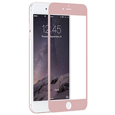 Apple iPhone 6S Plus用強化ガラス フル液晶保護フィルム F03 アップル ピンク