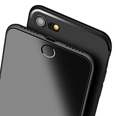 Apple iPhone 7用極薄ソフトケース シリコンケース 耐衝撃 全面保護 S08 アップル ブラック