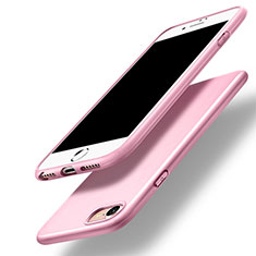 Apple iPhone 7用シリコンケース ソフトタッチラバー アップル ピンク