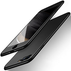 Apple iPhone 7 Plus用ハードケース プラスチック 質感もマット 前面と背面 360度 フルカバー Q01 アップル ブラック