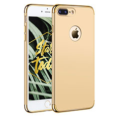 Apple iPhone 7 Plus用ケース 高級感 手触り良い メタル兼プラスチック バンパー F05 アップル ゴールド