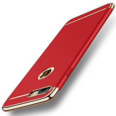 Apple iPhone 7 Plus用ケース 高級感 手触り良い メタル兼プラスチック バンパー M01 アップル レッド