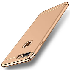 Apple iPhone 7 Plus用ケース 高級感 手触り良い メタル兼プラスチック バンパー M01 アップル ゴールド