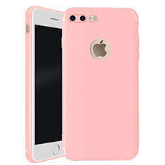 Apple iPhone 7 Plus用極薄ソフトケース シリコンケース 耐衝撃 全面保護 S01 アップル ピンク