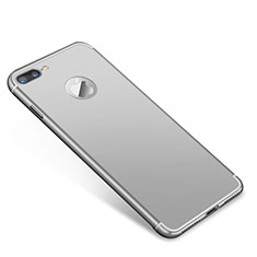 Apple iPhone 7 Plus用ケース 高級感 手触り良い メタル兼プラスチック バンパー T01 アップル シルバー