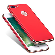 Apple iPhone 7 Plus用ケース 高級感 手触り良い メタル兼プラスチック バンパー R01 アップル レッド