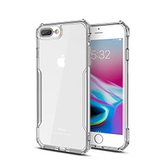 Apple iPhone 7 Plus用ハイブリットバンパーケース クリア透明 プラスチック 鏡面 カバー P01 アップル クリア