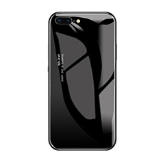 Apple iPhone 7 Plus用ハイブリットバンパーケース プラスチック 鏡面 カバー A01 アップル ブラック