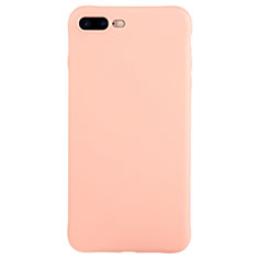 Apple iPhone 7 Plus用シリコンケース ソフトタッチラバー カバー C02 アップル ピンク