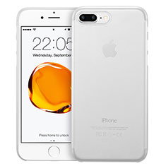 Apple iPhone 7 Plus用極薄ケース クリア透明 プラスチック W01 アップル ホワイト