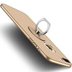 Apple iPhone 7 Plus用ハードケース プラスチック 質感もマット ロゴを表示します アップル ゴールド