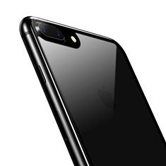 Apple iPhone 7 Plus用強化ガラス 背面保護フィルム D01 アップル ブラック