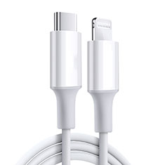 Apple iPhone 8用USBケーブル 充電ケーブル C02 アップル ホワイト