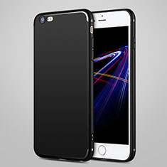 Apple iPhone 8用極薄ソフトケース シリコンケース 耐衝撃 全面保護 S06 アップル ブラック