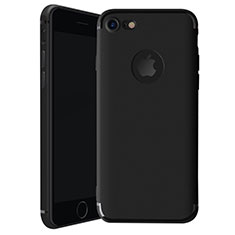 Apple iPhone 8用極薄ソフトケース シリコンケース 耐衝撃 全面保護 H01 アップル ブラック