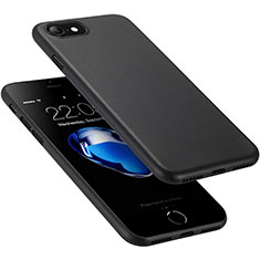 Apple iPhone 8用極薄ケース プラスチック 質感もマット アップル ブラック