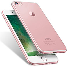 Apple iPhone 8用極薄ソフトケース シリコンケース 耐衝撃 全面保護 クリア透明 T06 アップル クリア