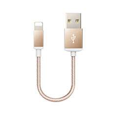 Apple iPhone 8 Plus用USBケーブル 充電ケーブル D18 アップル ゴールド