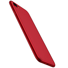 Apple iPhone 8 Plus用360度 フルカバー極薄ソフトケース シリコンケース 耐衝撃 全面保護 アップル レッド