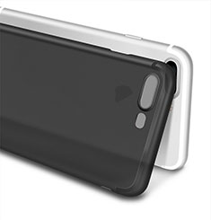 Apple iPhone 8 Plus用極薄ソフトケース シリコンケース 耐衝撃 全面保護 Z04 アップル ブラック