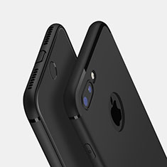 Apple iPhone 8 Plus用極薄ソフトケース シリコンケース 耐衝撃 全面保護 Z05 アップル ブラック