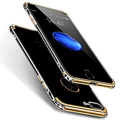 Apple iPhone 8 Plus用極薄ソフトケース シリコンケース 耐衝撃 全面保護 クリア透明 H16 アップル クリア