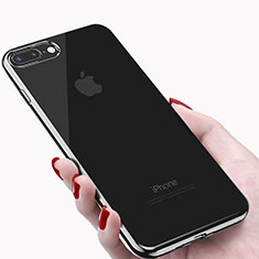 Apple iPhone 8 Plus用極薄ソフトケース シリコンケース 耐衝撃 全面保護 クリア透明 T09 アップル クリア