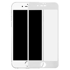 Apple iPhone 8 Plus用強化ガラス フル液晶保護フィルム F21 アップル ホワイト