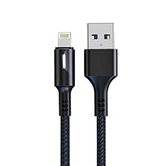 Apple iPhone SE (2020)用USBケーブル 充電ケーブル D21 アップル ブラック