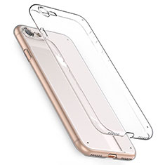 Apple iPhone SE (2020)用極薄ソフトケース シリコンケース 耐衝撃 全面保護 クリア透明 T08 アップル クリア