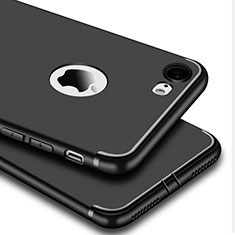 Apple iPhone SE (2020)用極薄ソフトケース シリコンケース 耐衝撃 全面保護 S07 アップル ブラック