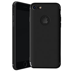 Apple iPhone SE (2020)用極薄ソフトケース シリコンケース 耐衝撃 全面保護 H01 アップル ブラック