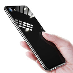 Apple iPhone SE (2020)用極薄ソフトケース シリコンケース 耐衝撃 全面保護 クリア透明 T16 アップル クリア