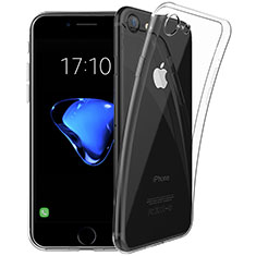 Apple iPhone SE3 (2022)用極薄ソフトケース シリコンケース 耐衝撃 全面保護 クリア透明 T03 アップル クリア
