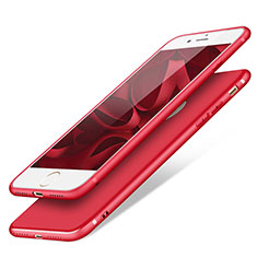 Apple iPhone SE3 (2022)用極薄ソフトケース シリコンケース 耐衝撃 全面保護 S09 アップル レッド