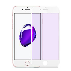 Apple iPhone SE3 (2022)用強化ガラス フル液晶保護フィルム F17 アップル ホワイト